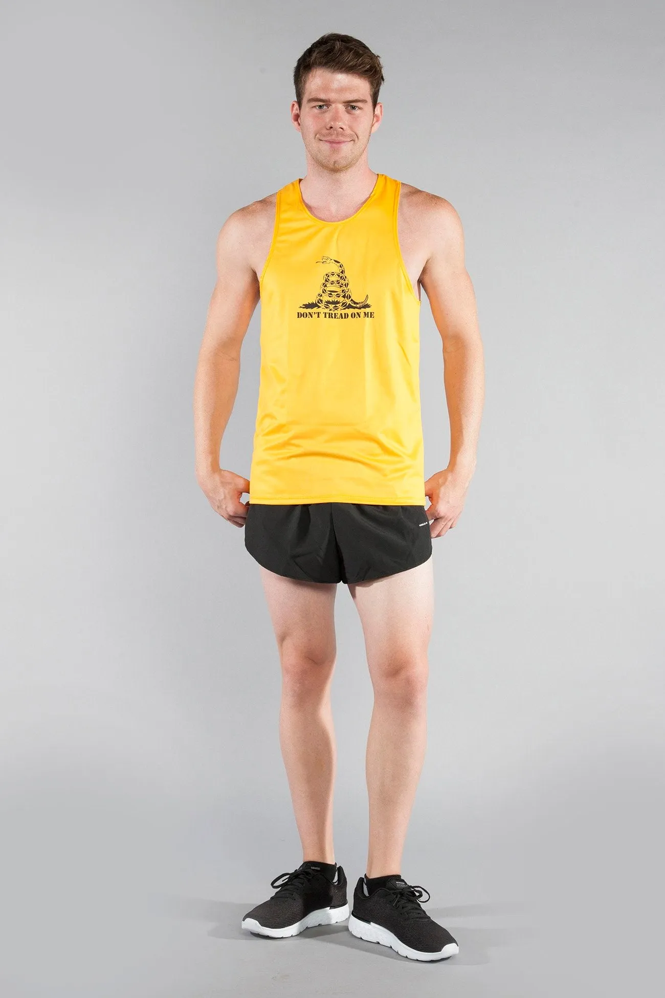 Men's Printed Singlet- Don't Tread on Me