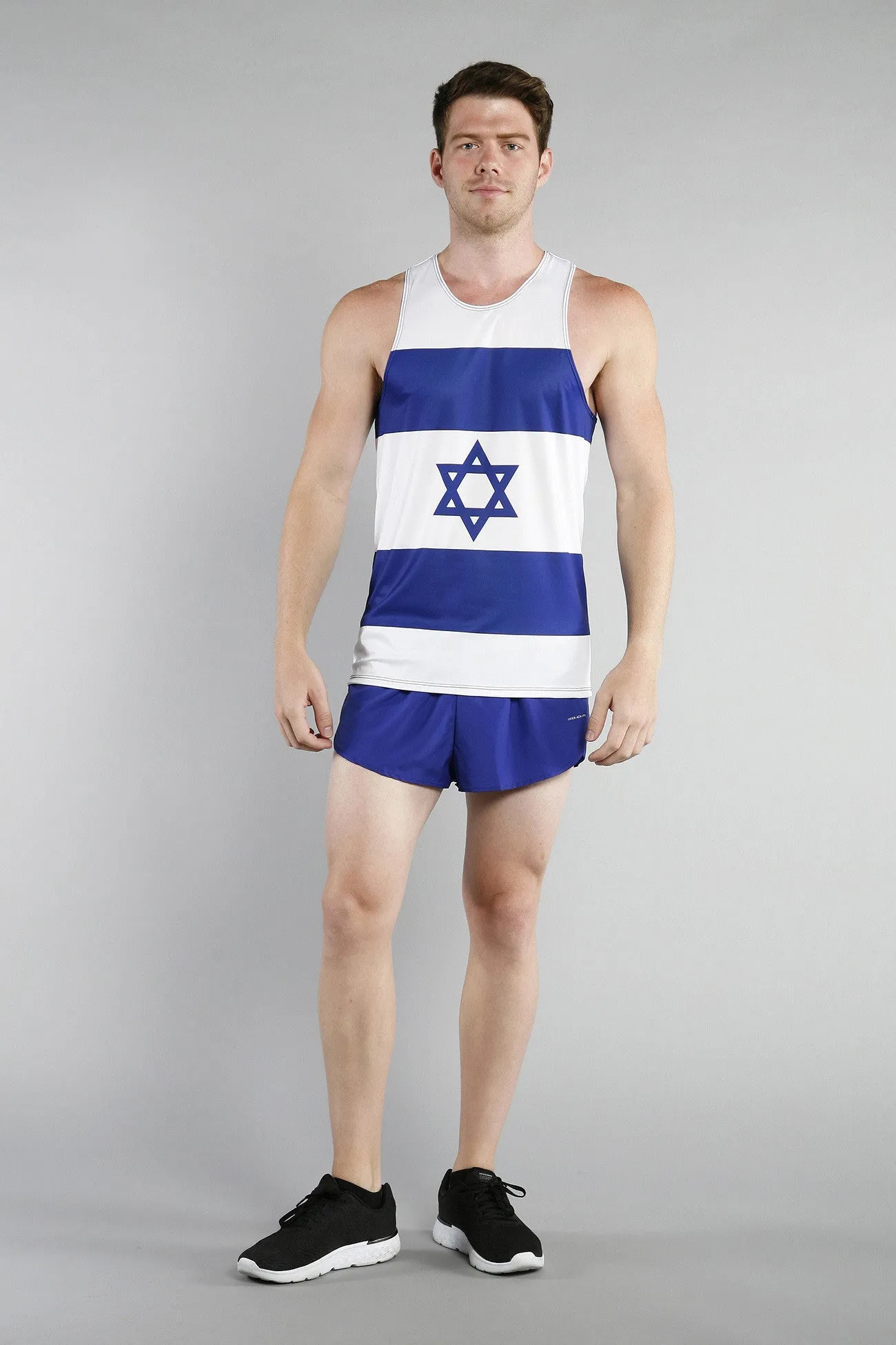 Men's Printed Singlet- Israel