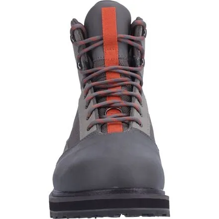 Men's Simms Tributary wading boots, Basalt color