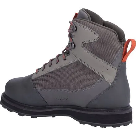 Men's Simms Tributary wading boots, Basalt color