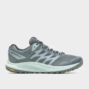 Merrell Mens Nova 3 Trail Running Grey/blue _ 173939 _ Grey