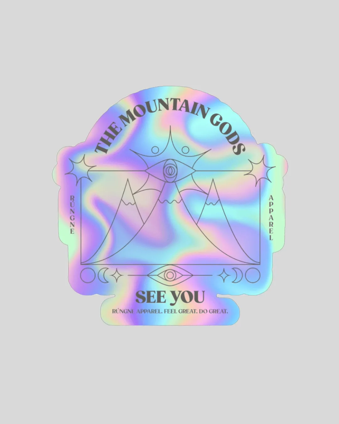 Mountain Gods See You Sticker