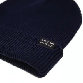 Navy Super Slouch Beanie