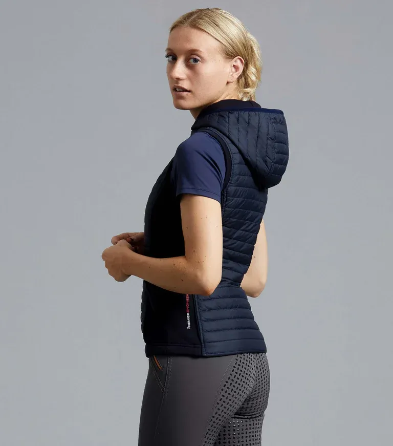 PEI Lamera Ladies Technical Riding Gilet (Navy)