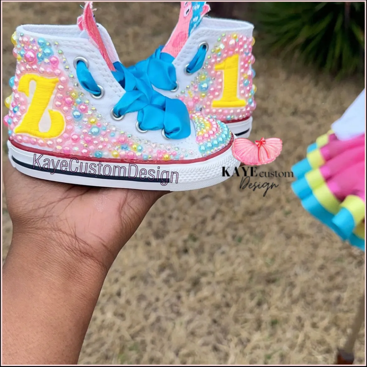 Peppa Pig Shoes for girls | Pink Bling Peppa Pig Rhinestone Shoes