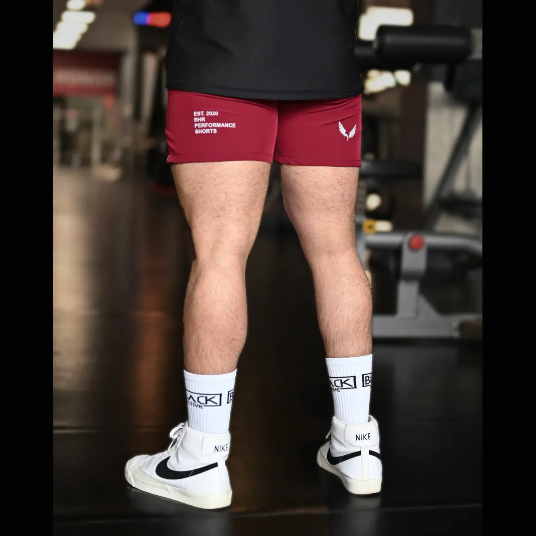 PERFORMANCE SHORTS MAROON