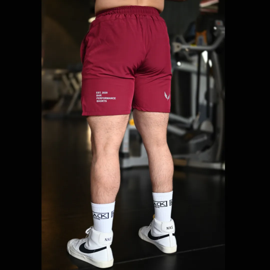 PERFORMANCE SHORTS MAROON