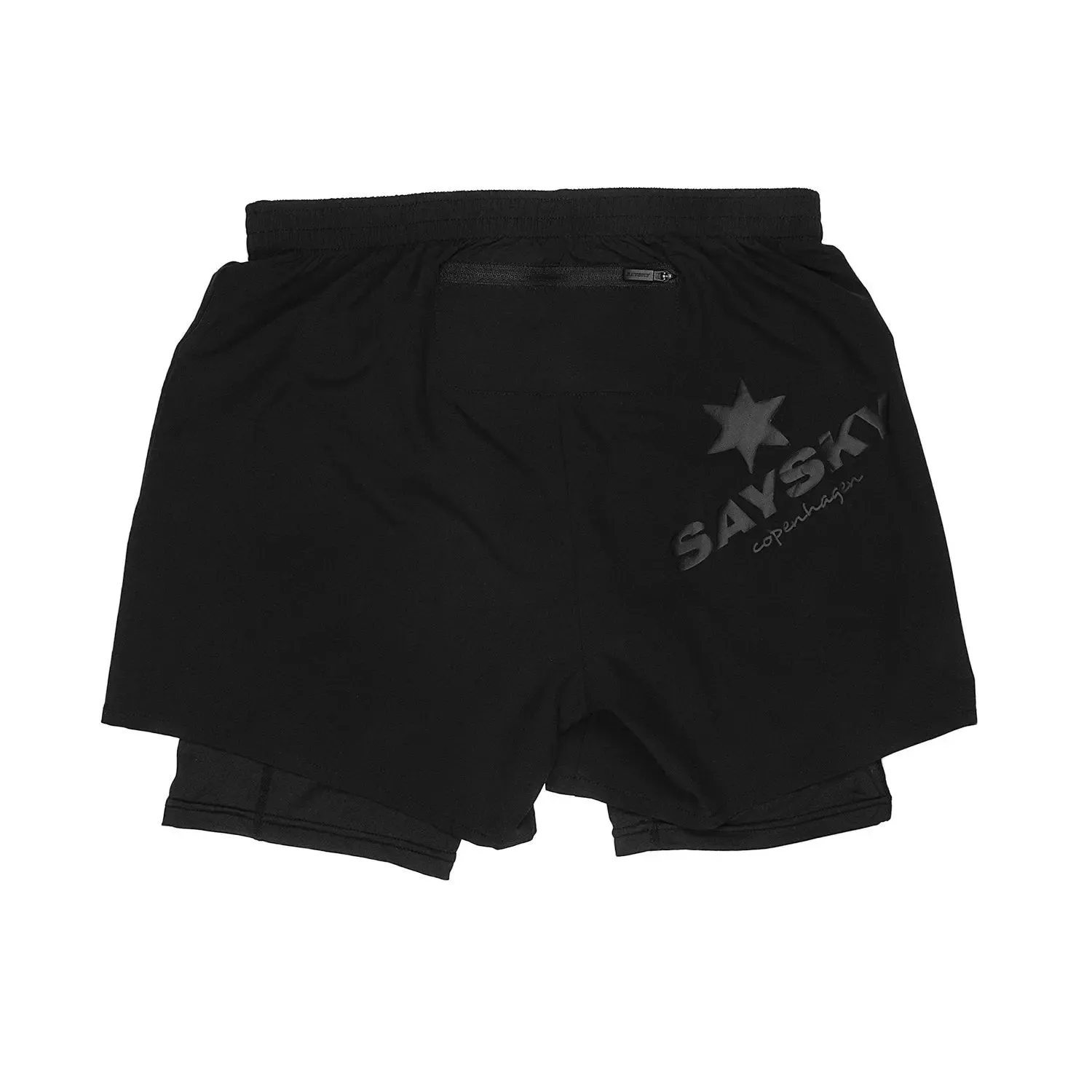 Saysky | 2-in-1 Run Short | Heren | Black