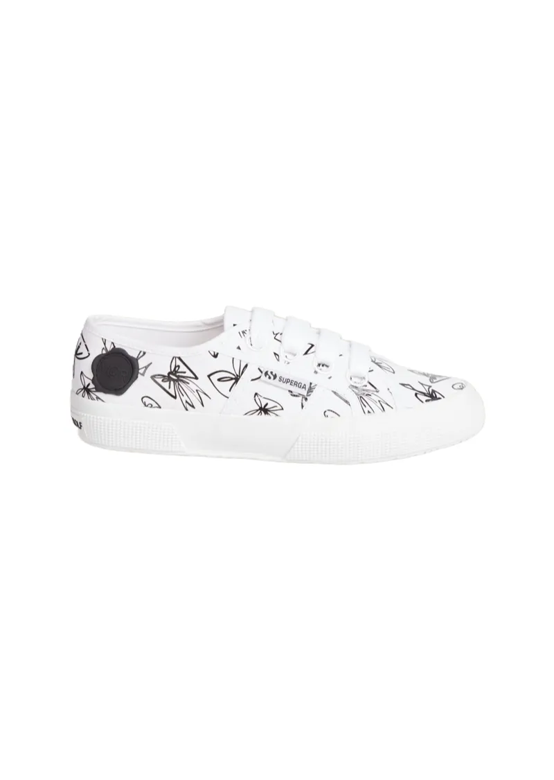 SUPERGA LOW CUT BOW PRINT SNEAKER