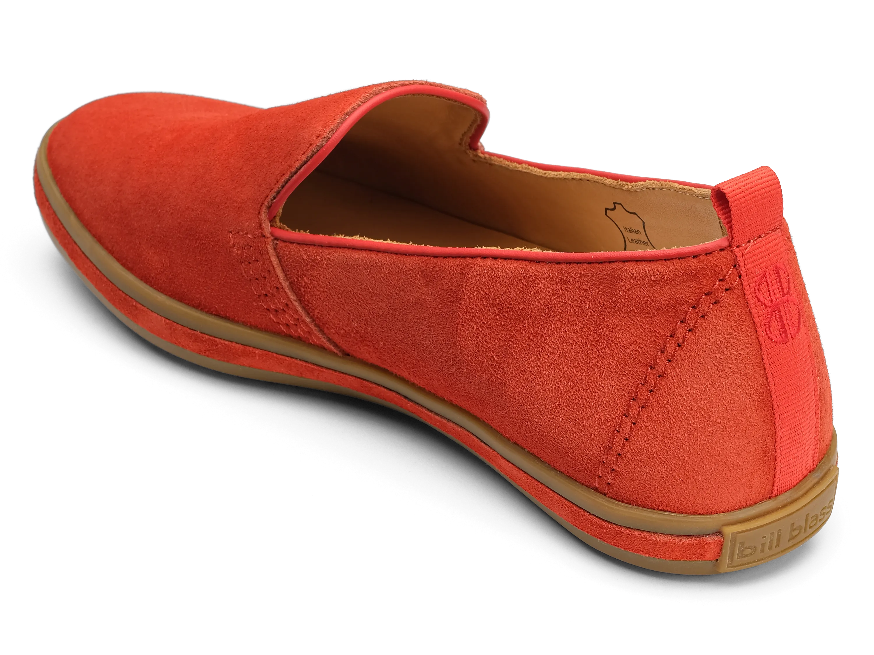 Sutton Suede Slip On - Cherry Tomato