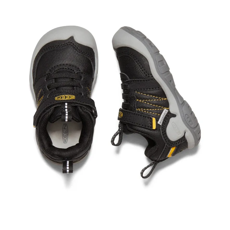 Toddlers' Knotch Peak Sneaker  |  Black/KEEN Yellow