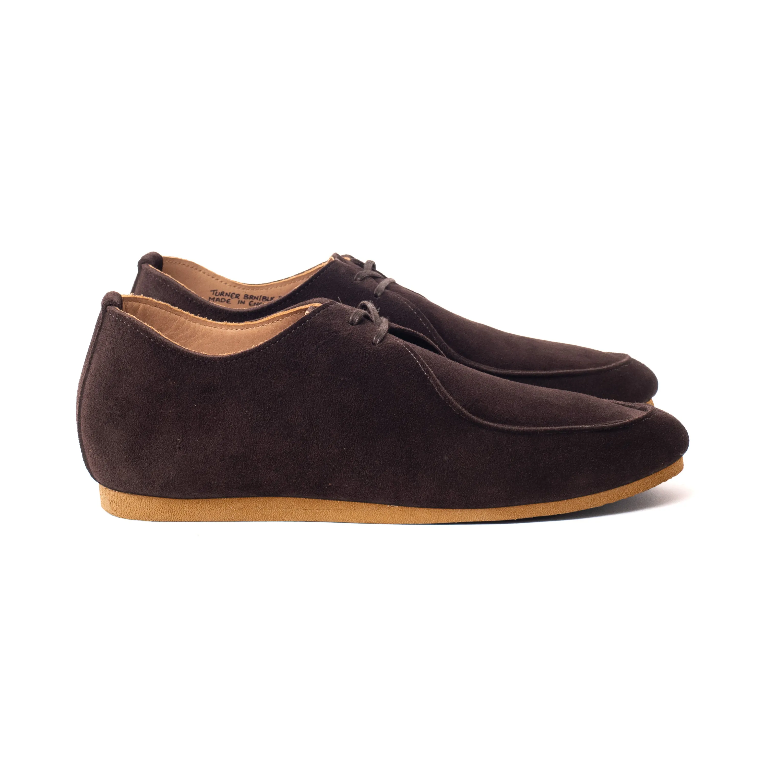 Turner Apron Shoe - Brown Janus Calf Suede