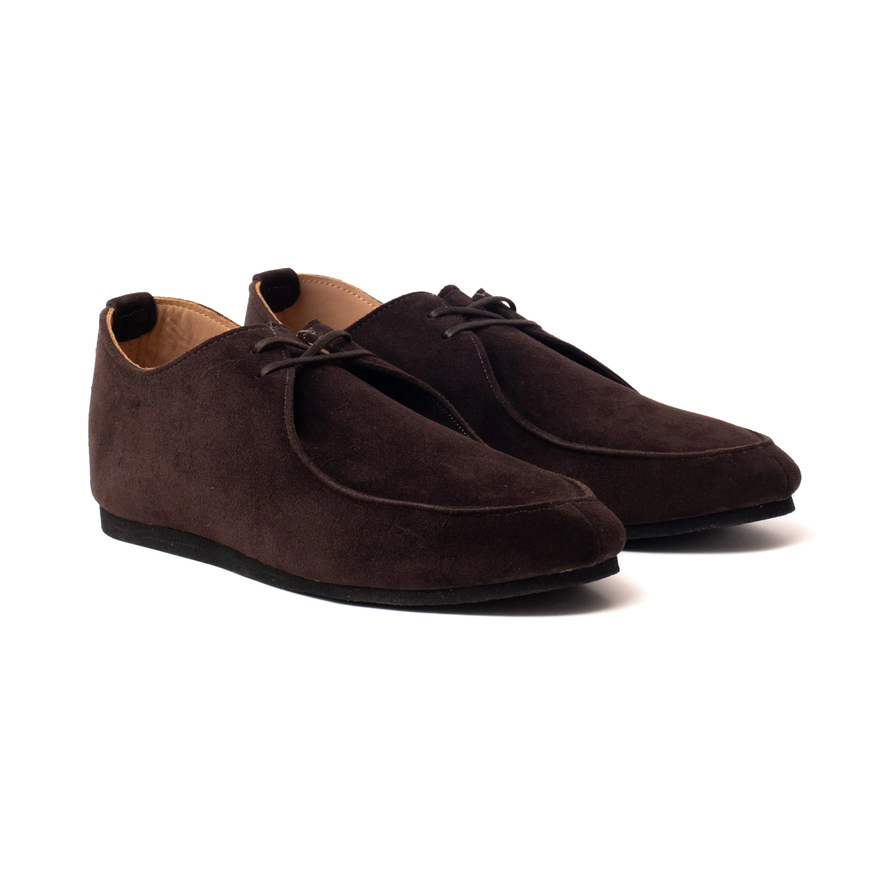 Turner Apron Shoe - Brown Janus Calf Suede