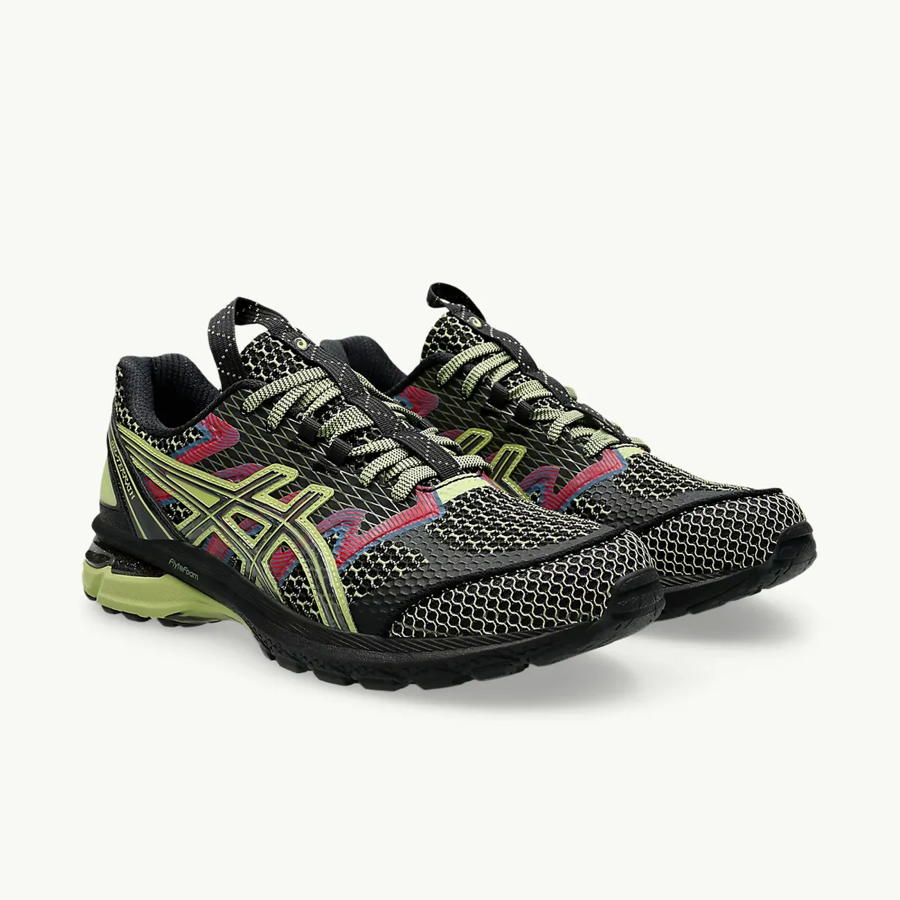 US4-S Gel-Terrain - Black/Neon Lime