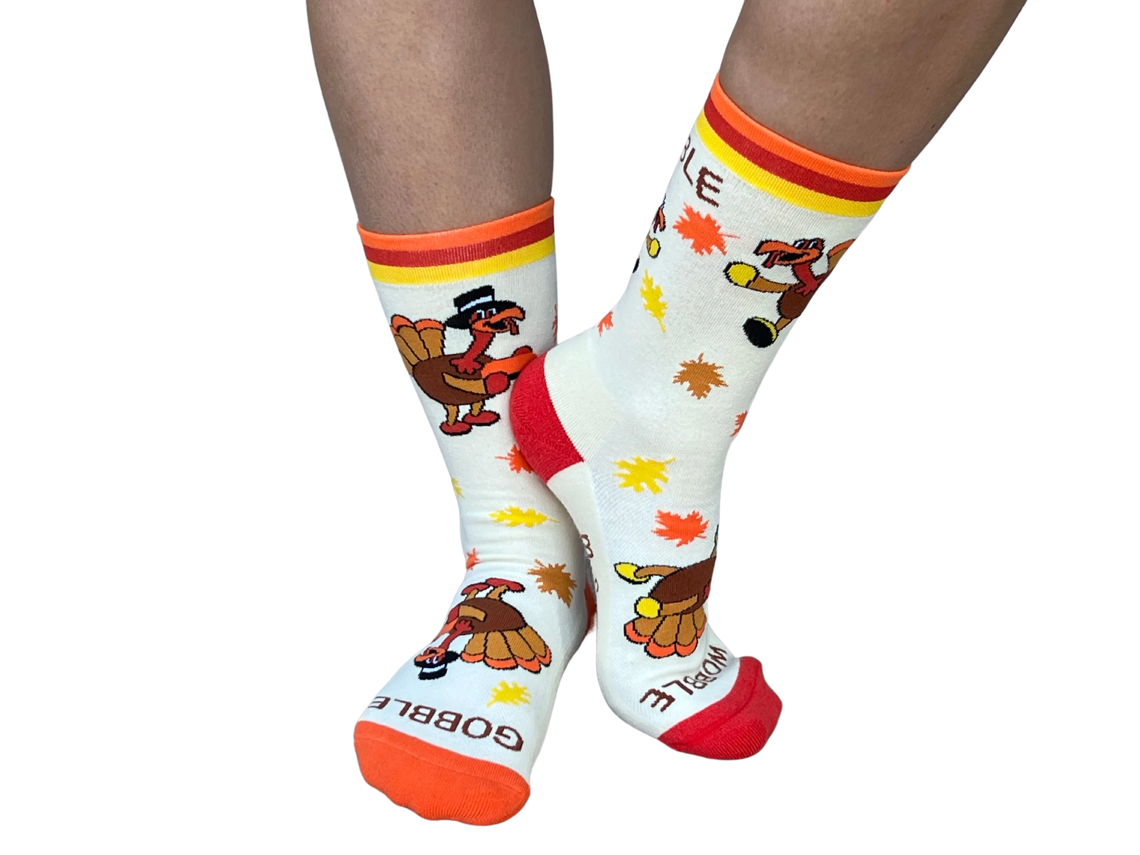 Wobble/Gobble crew socks