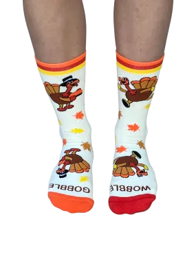 Wobble/Gobble crew socks