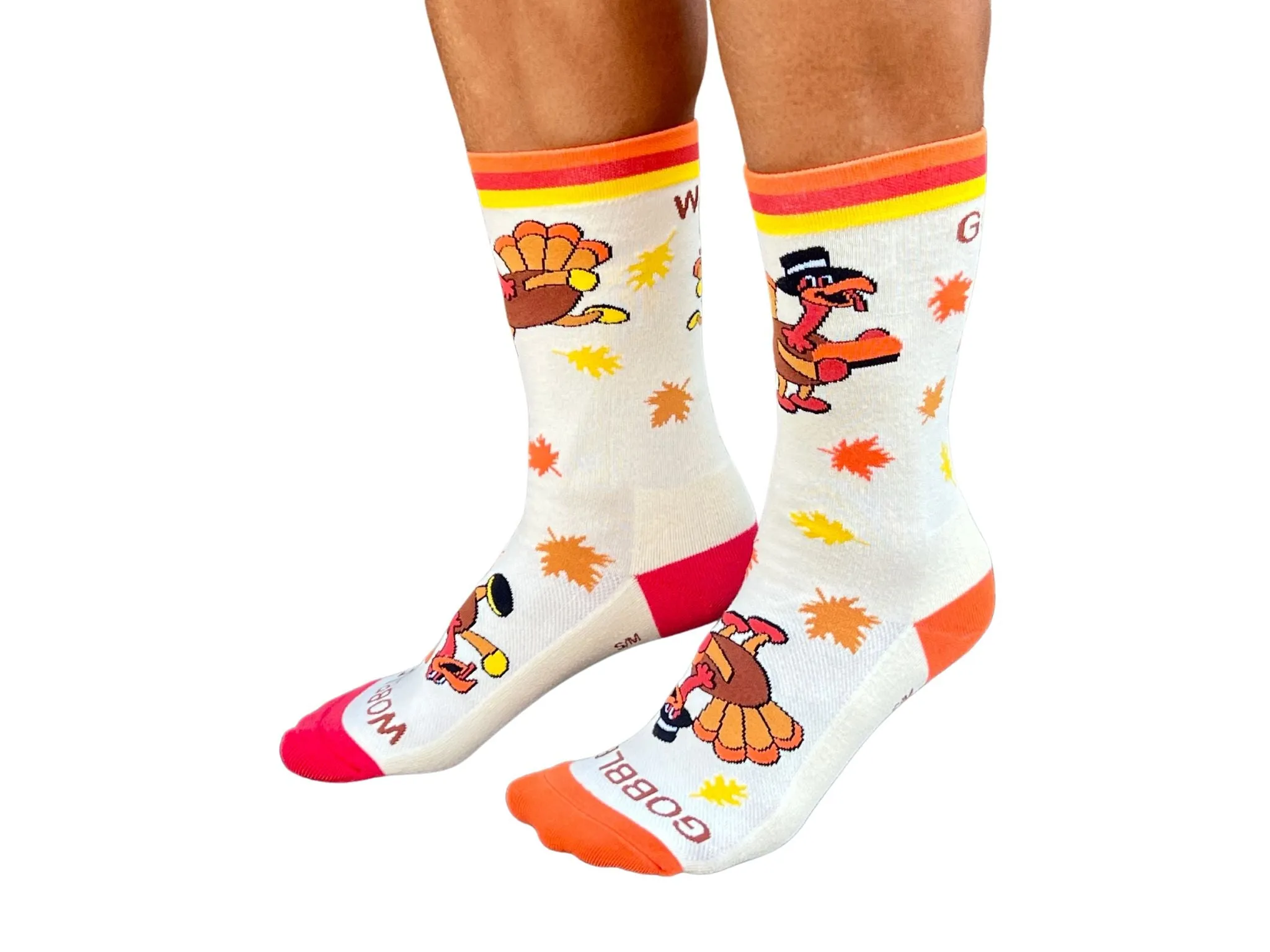 Wobble/Gobble crew socks