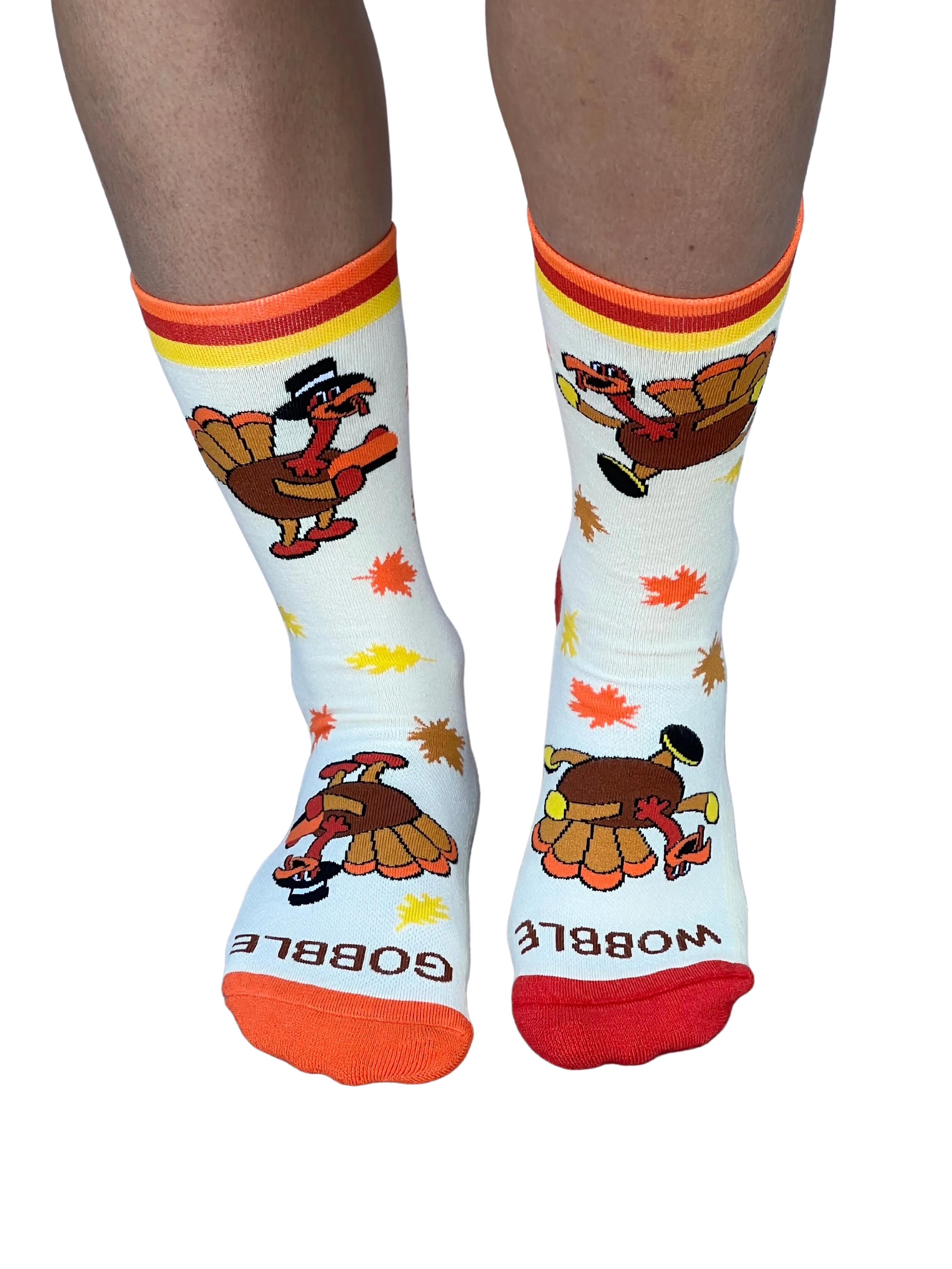 Wobble/Gobble crew socks