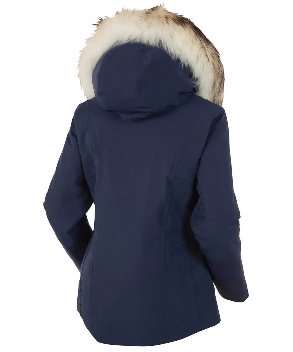 Women's Eliora Deluxe Waterproof Insulated Stretch Jacket With Removable Fur Ruff