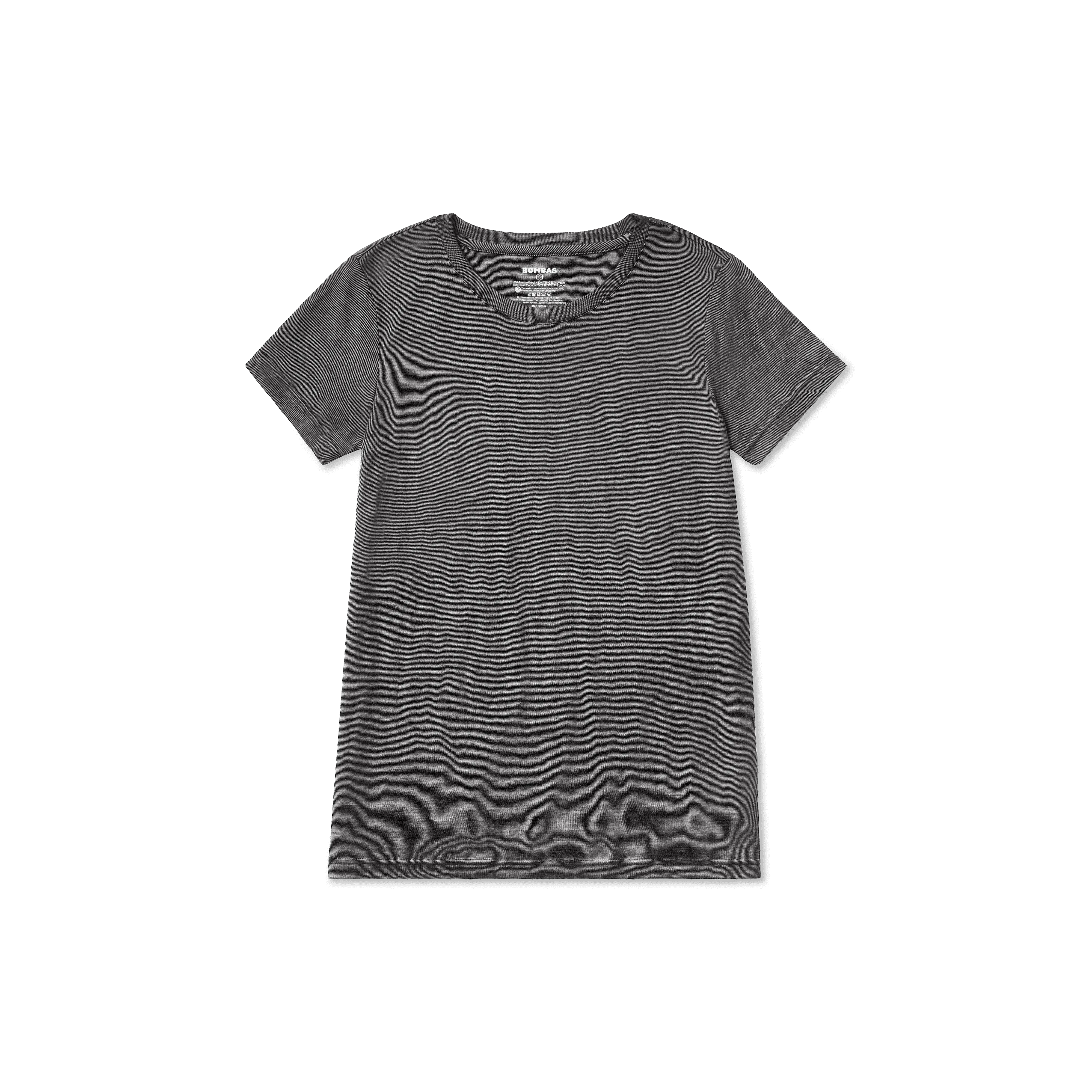 Women's Merino Wool Blend Crew Neck T-Shirt